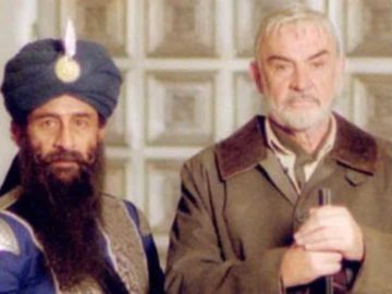 Naseeruddin Shah with Sean Connery in The League of Extraordinary Gentlemen.
