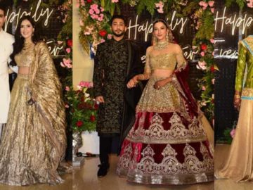 Gauahar Khan and Zaid Darbar hosted their wedding reception on Thursday.