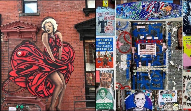 تتحول الجدران والجسور والأرصفة وعربات الأنفاق إلى لوحات فنية مع سيطرة فن الغرافيتي على نيويورك – فن وثقافة