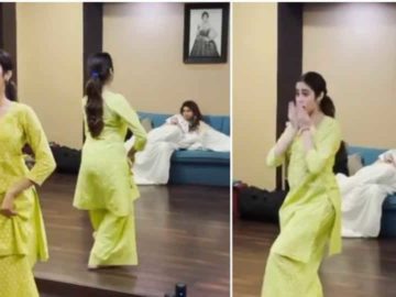 Janhvi Kapoor posted a fresh video with sister Khushi Kapoor.