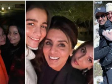 New Year 2021: From Alia Bhatt and Ranbir Kapoor to Kajal Aggarwal, here’s how Bollywood rang in New Year.