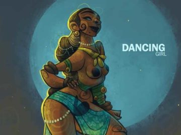 Among the digital recreations by illustrator Nikhil Shinde is the famous dancing girl from Harappa. She even gets her feet back, and on her ankles are elaborate ghungroos.