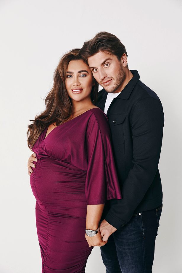 Lauren Goodger and Charles Drury are expecting their first child together