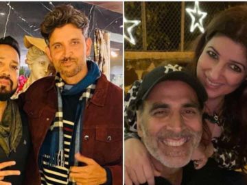 Akshay Kumar, Twinkle Khanna and Mika Singh posted pictures and video from their celebrations.